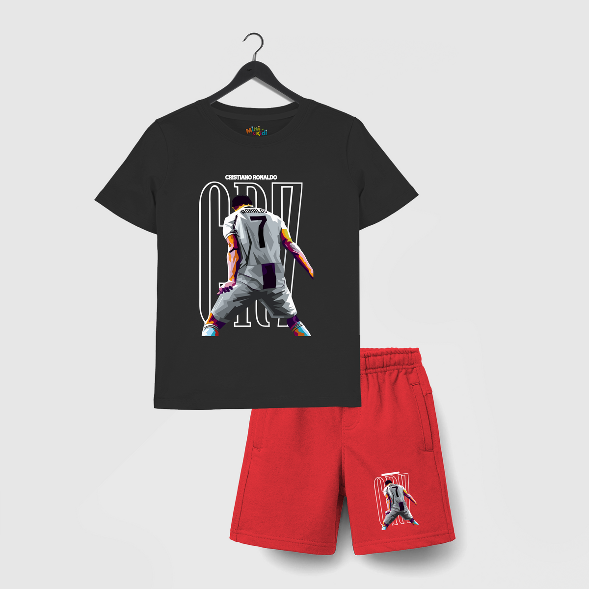 Cristiano Ronaldo CR7 Kids T-Shirt and Shorts Set