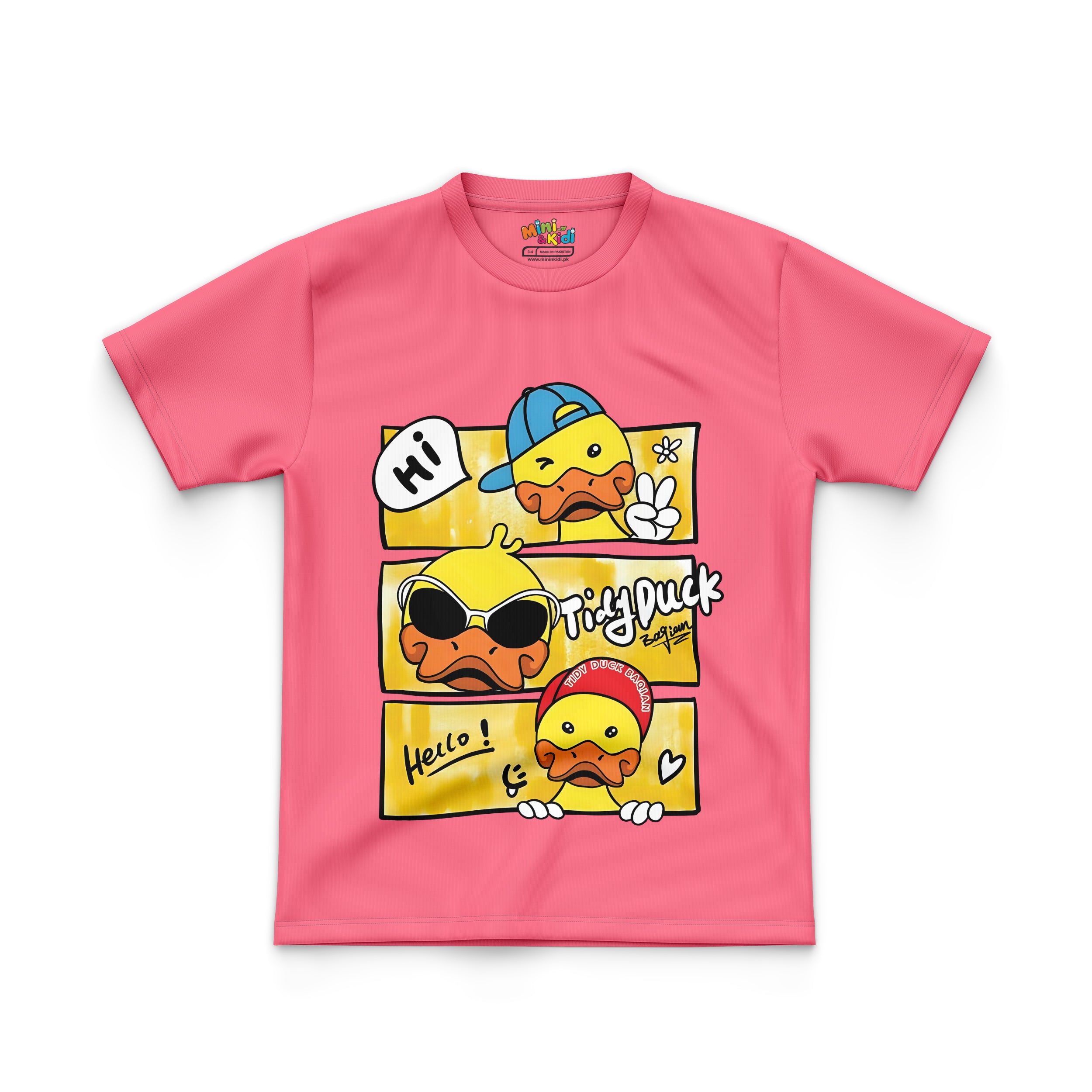 THREE TRENDY DUCKS