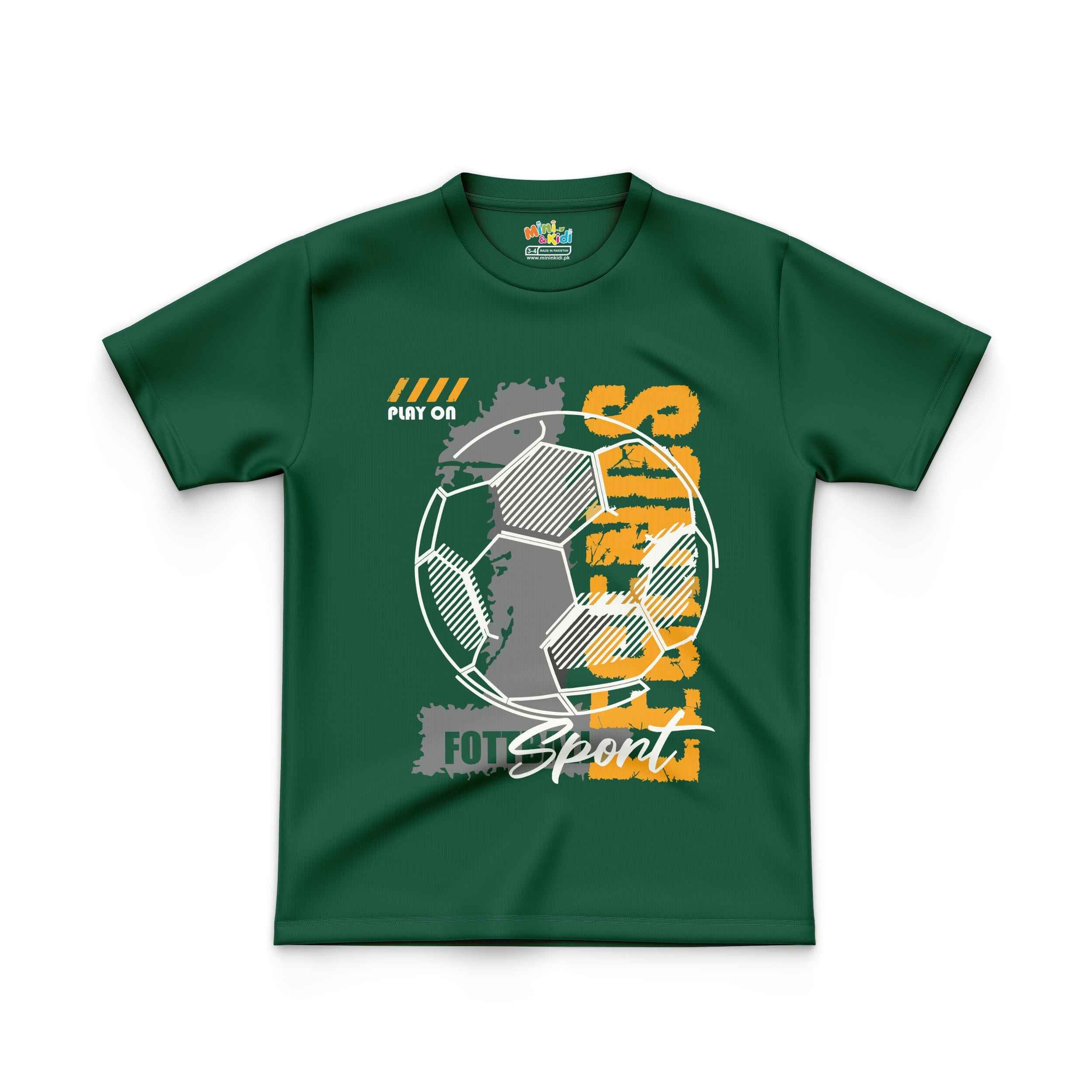 Kids T Shirt Soccer Ball