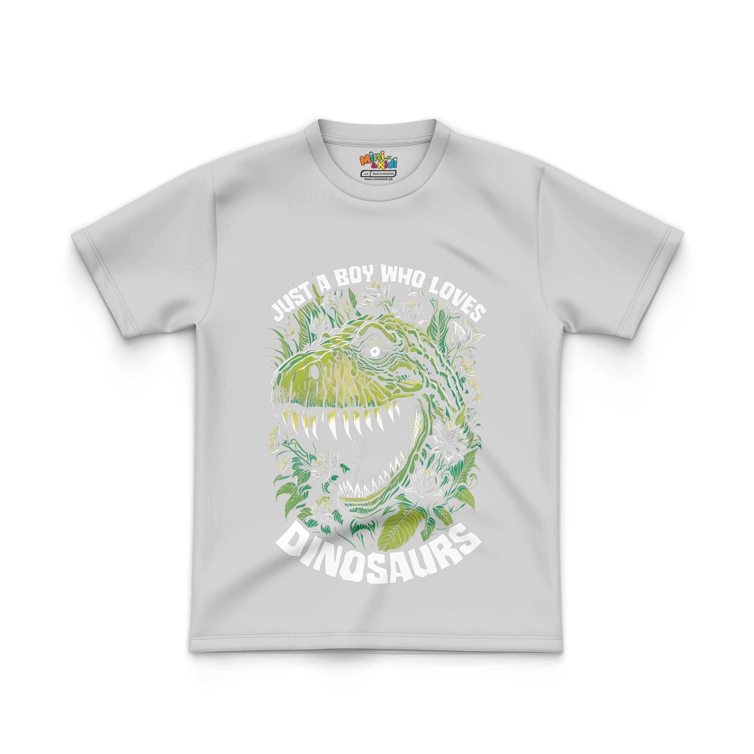 Just a boy who loves dinosaurs