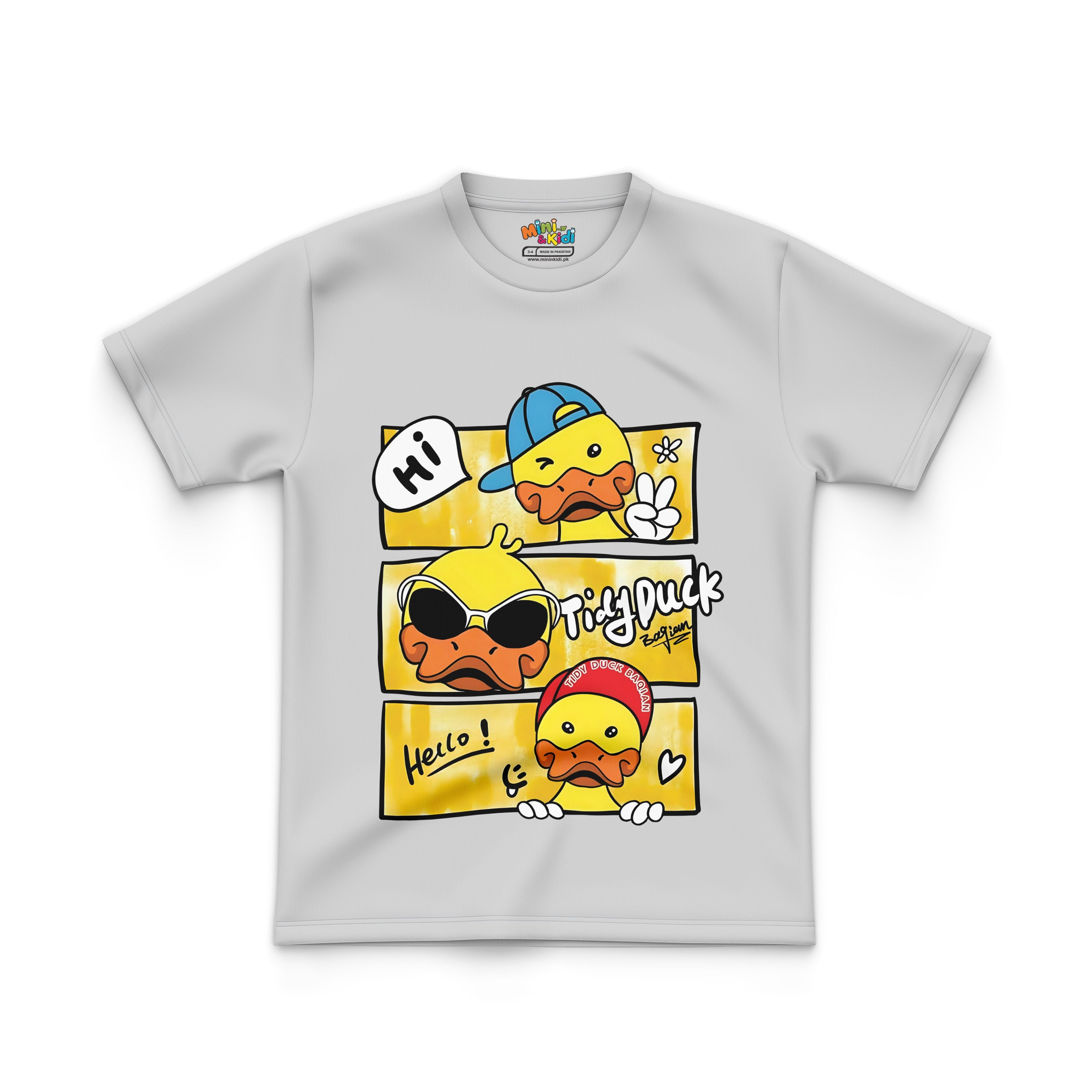 THREE TRENDY DUCKS