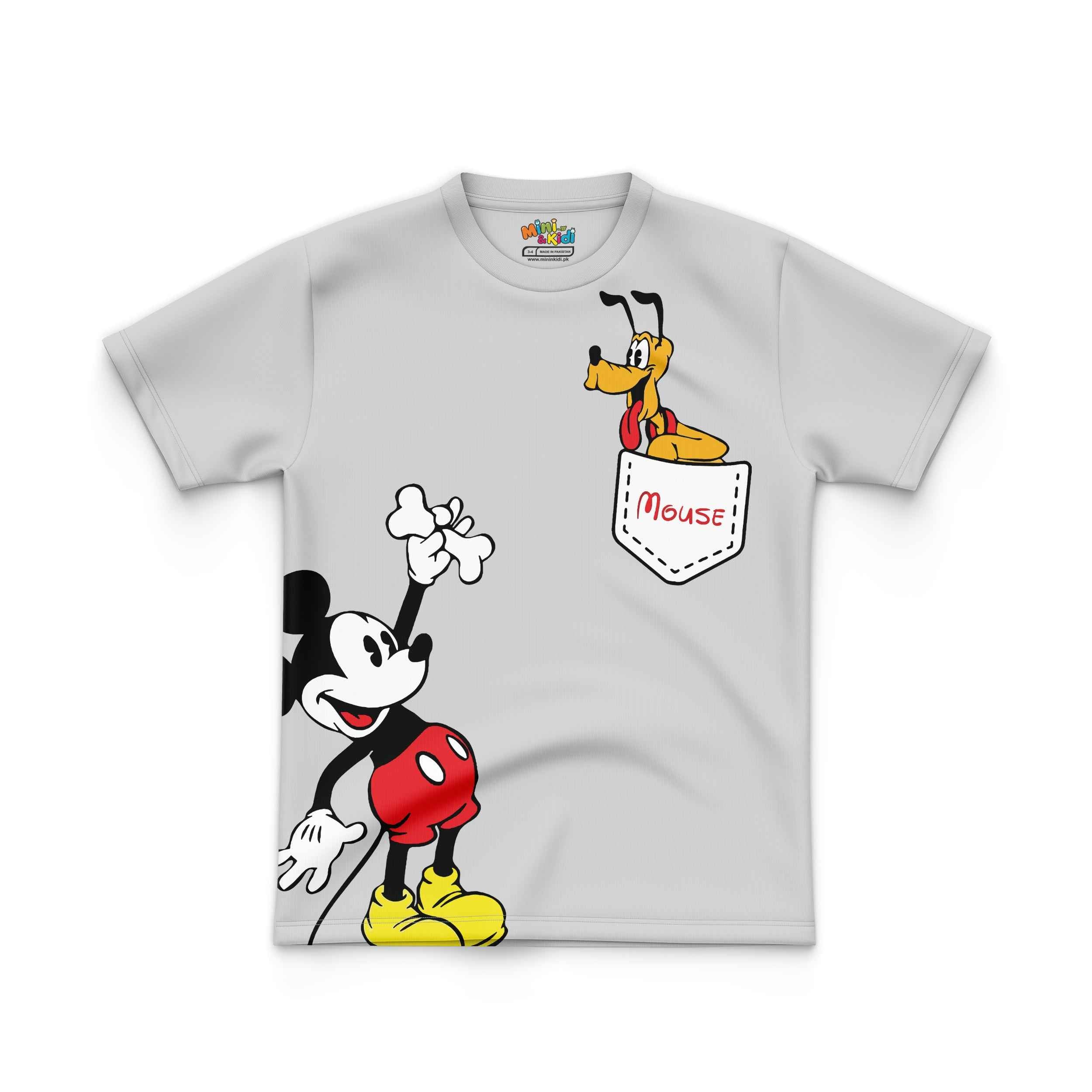 Mickey and Pluto T shirt