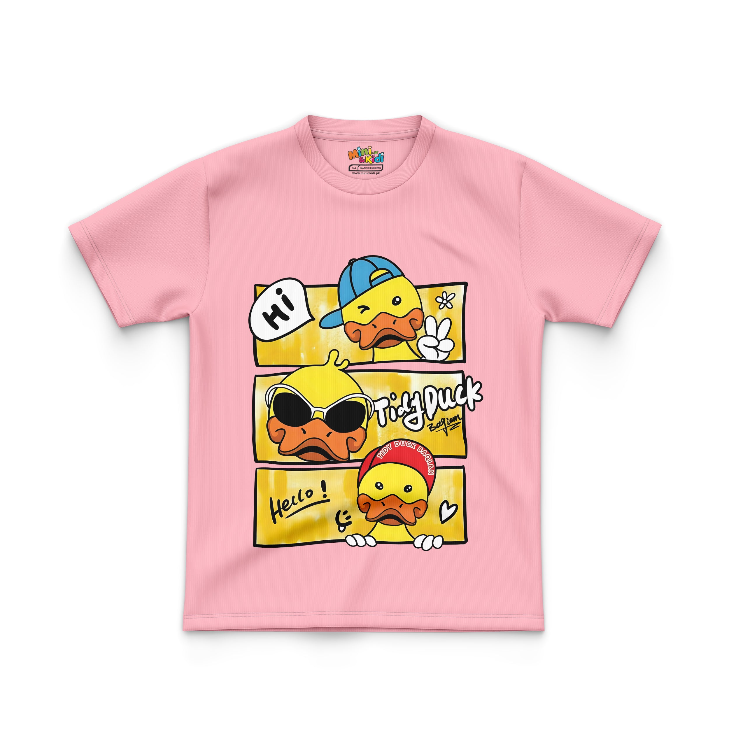 THREE TRENDY DUCKS