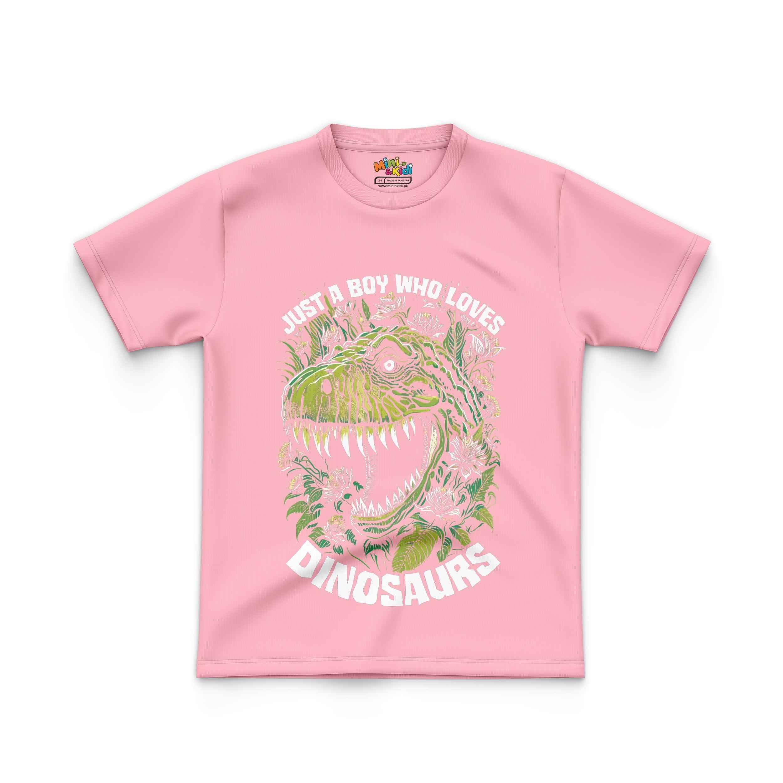 Just a boy who loves dinosaurs