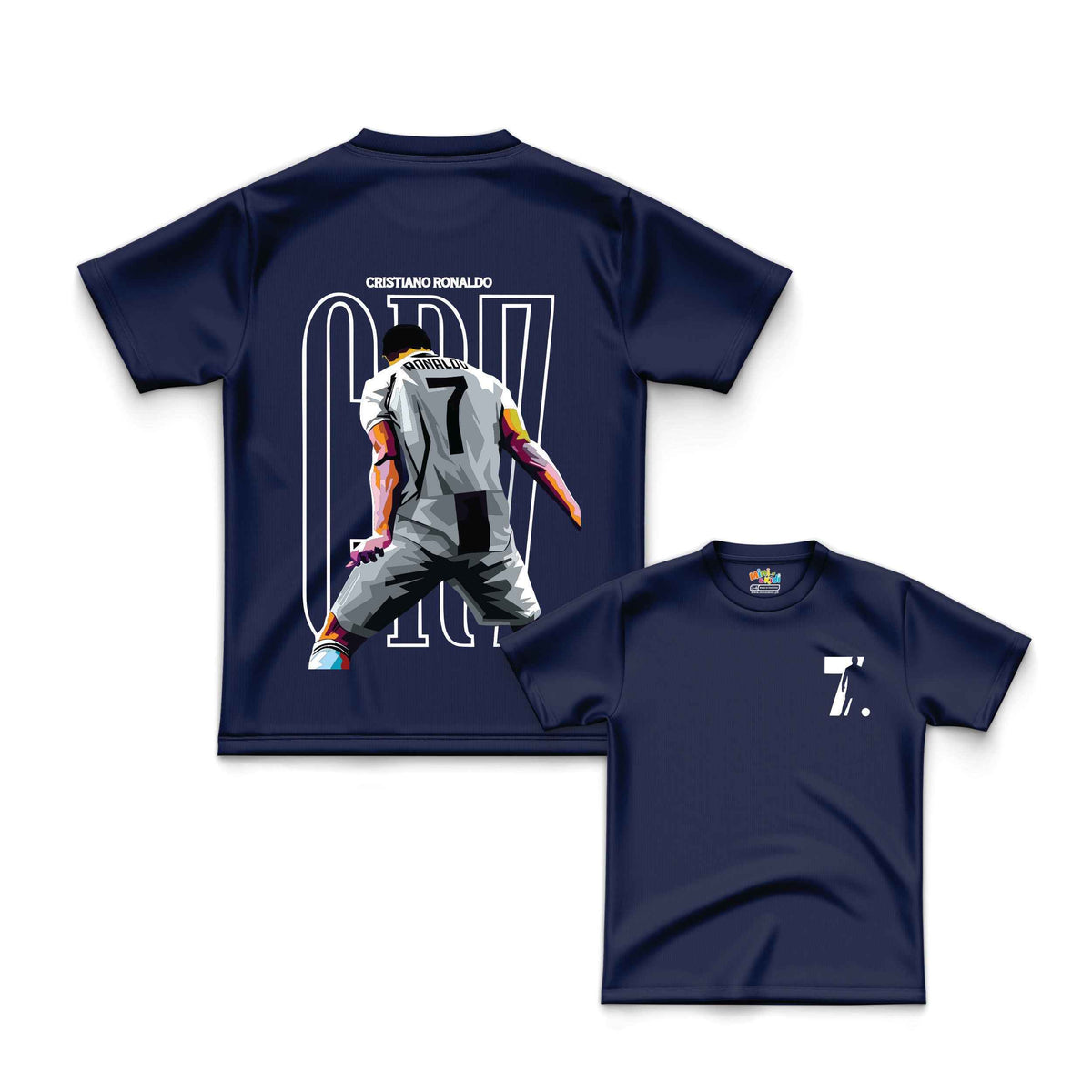 Ronaldo"CR7," Football t-shirt