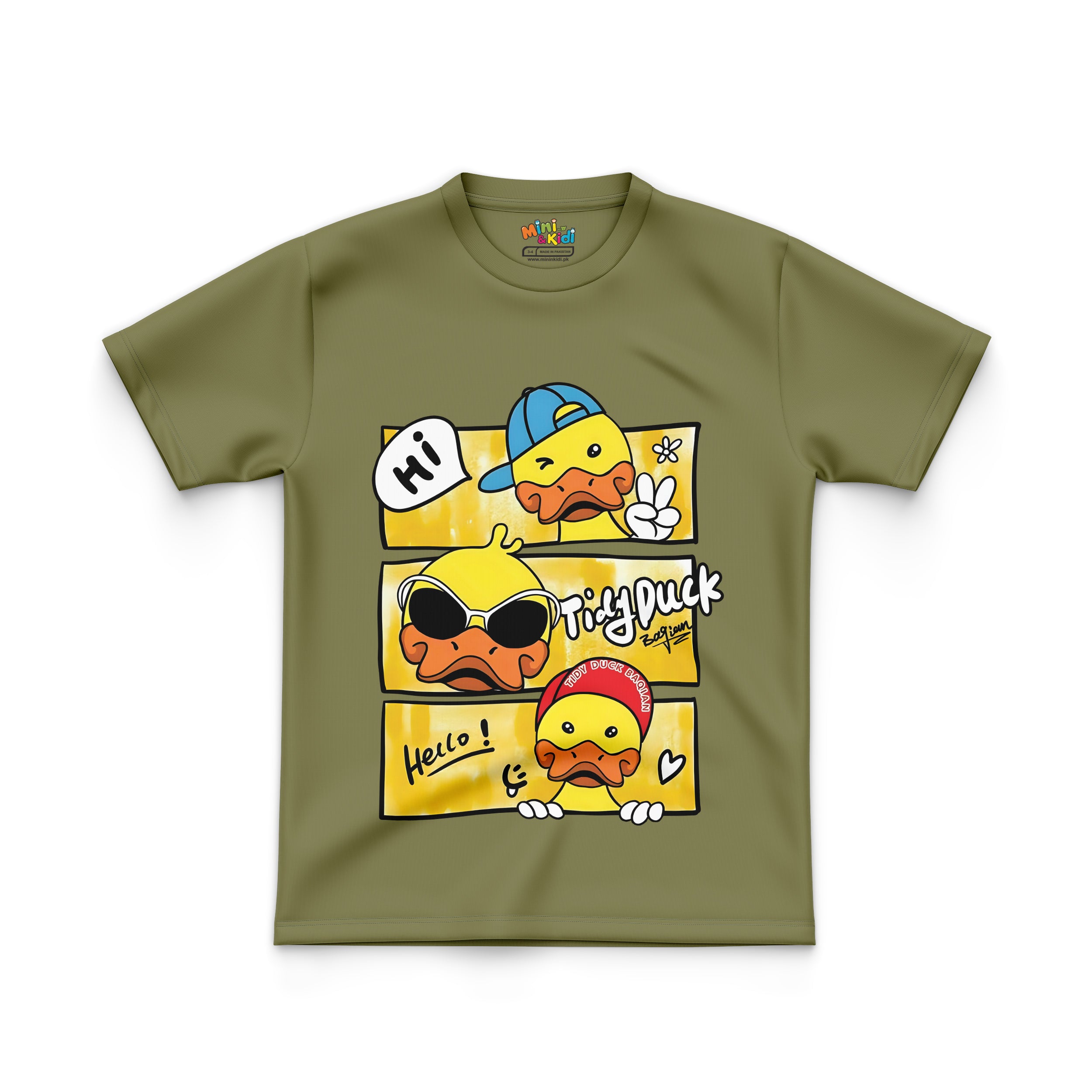 THREE TRENDY DUCKS