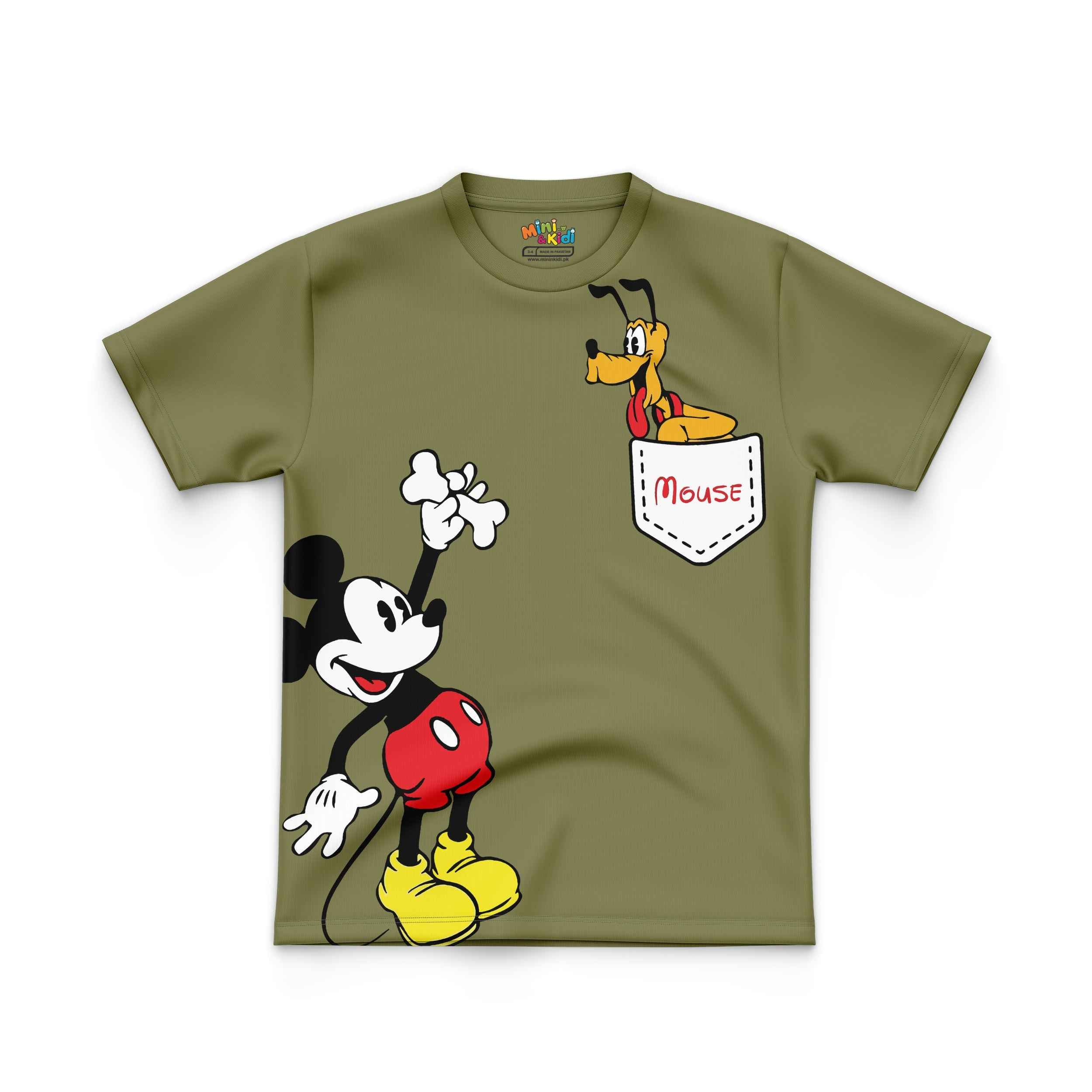Mickey and Pluto T shirt
