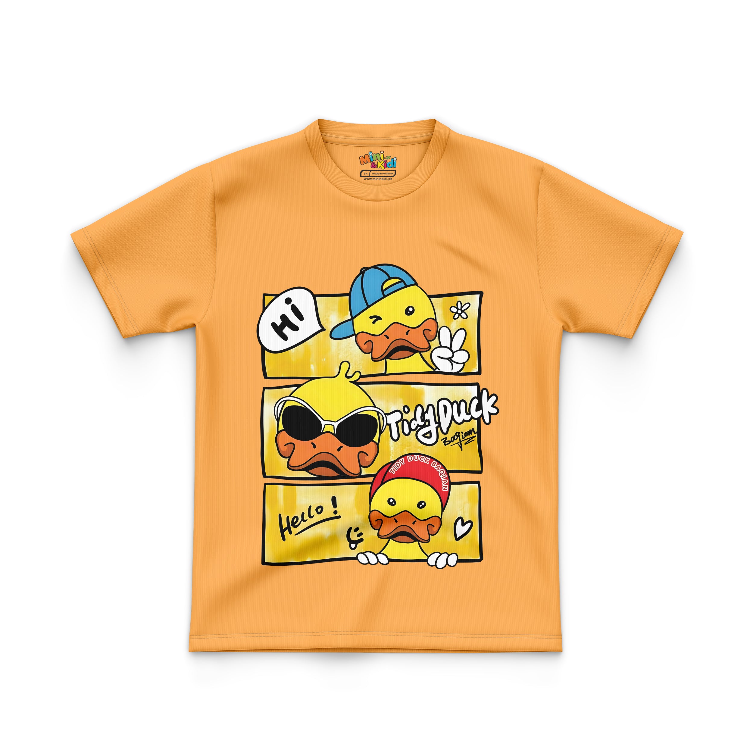 THREE TRENDY DUCKS