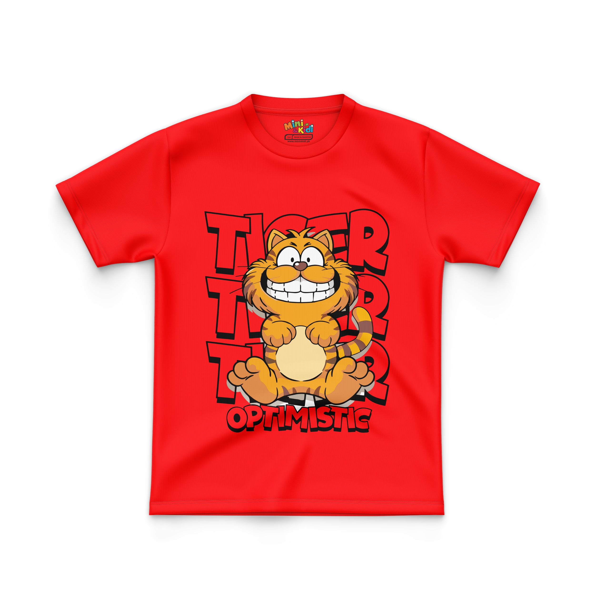 Kid's t-shirt features Tiger