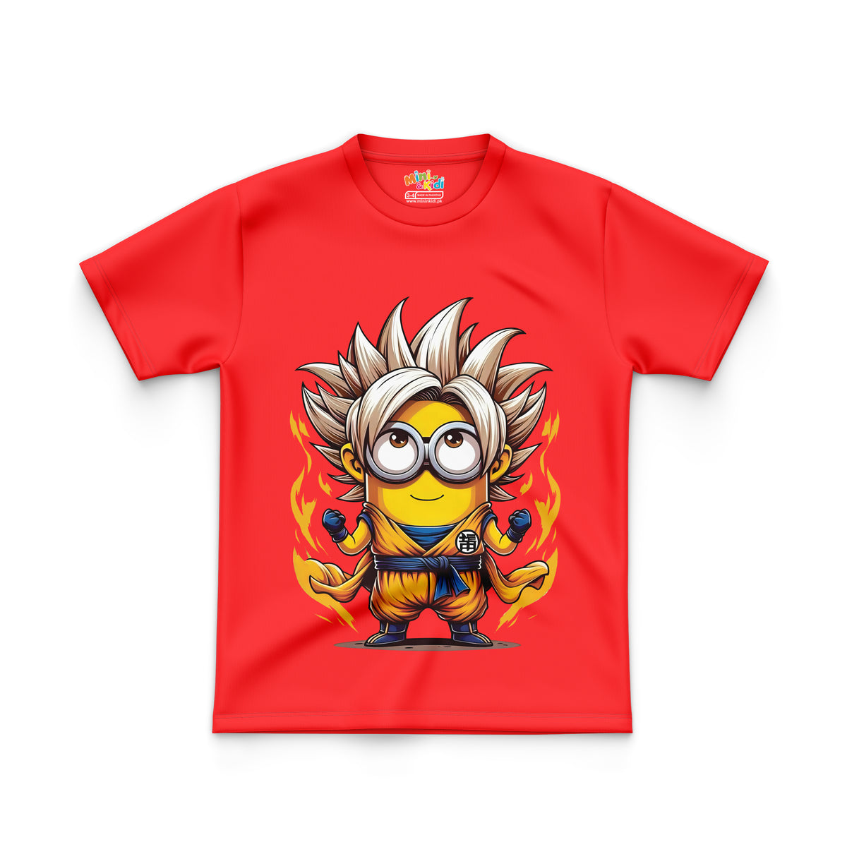 Minion dressed as a Super Saiyan.