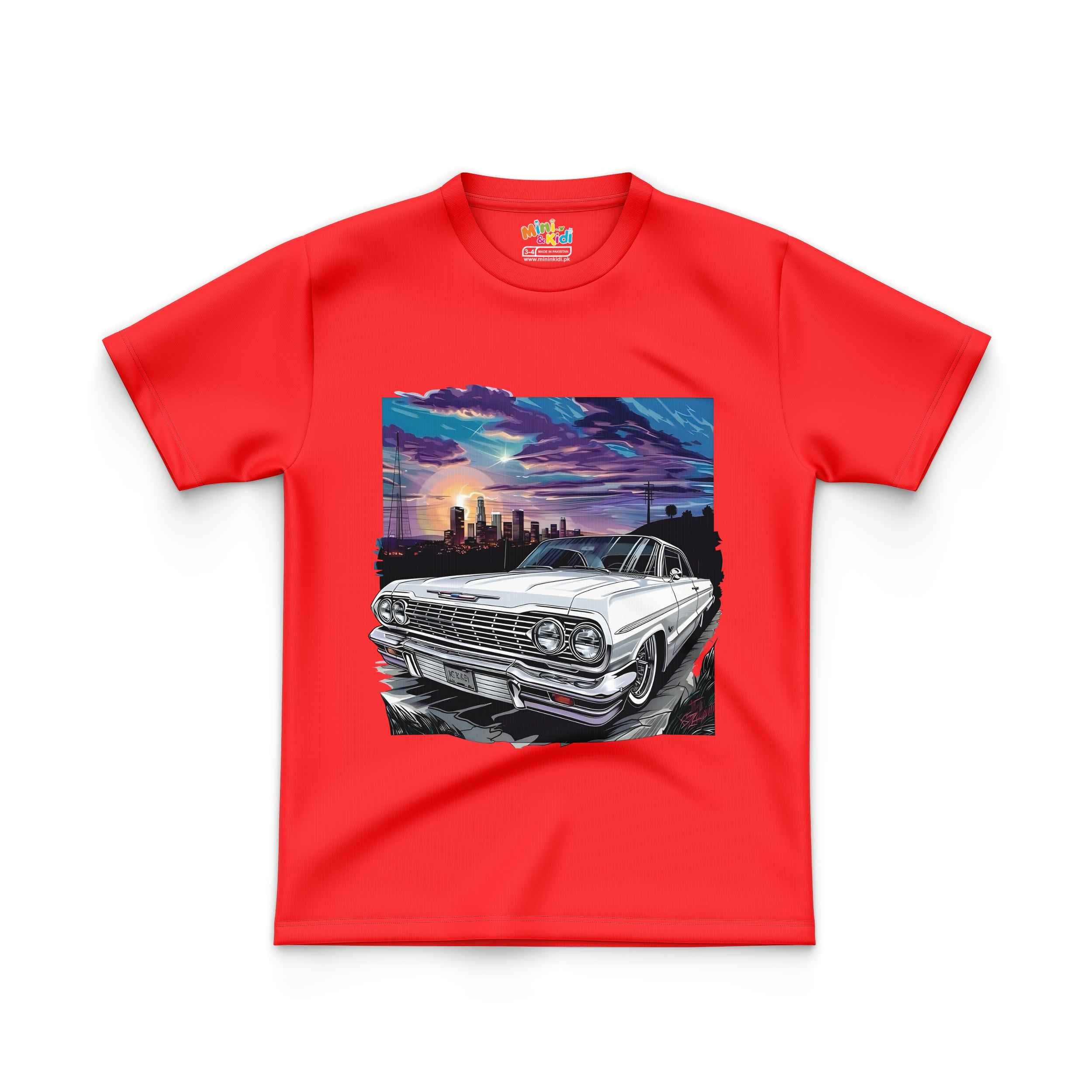 SUNSET ALONG WITH CAR