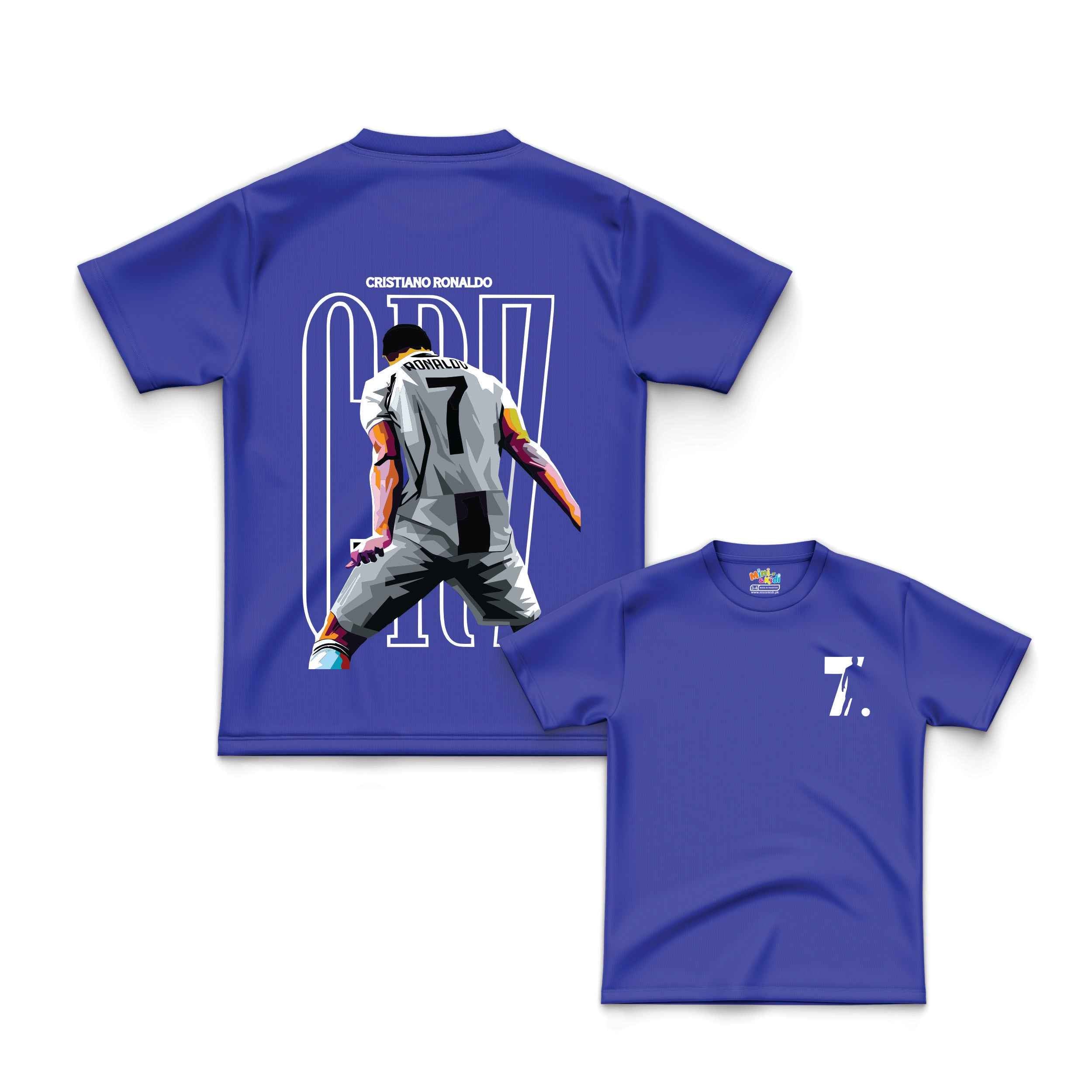 Ronaldo"CR7," Football t-shirt