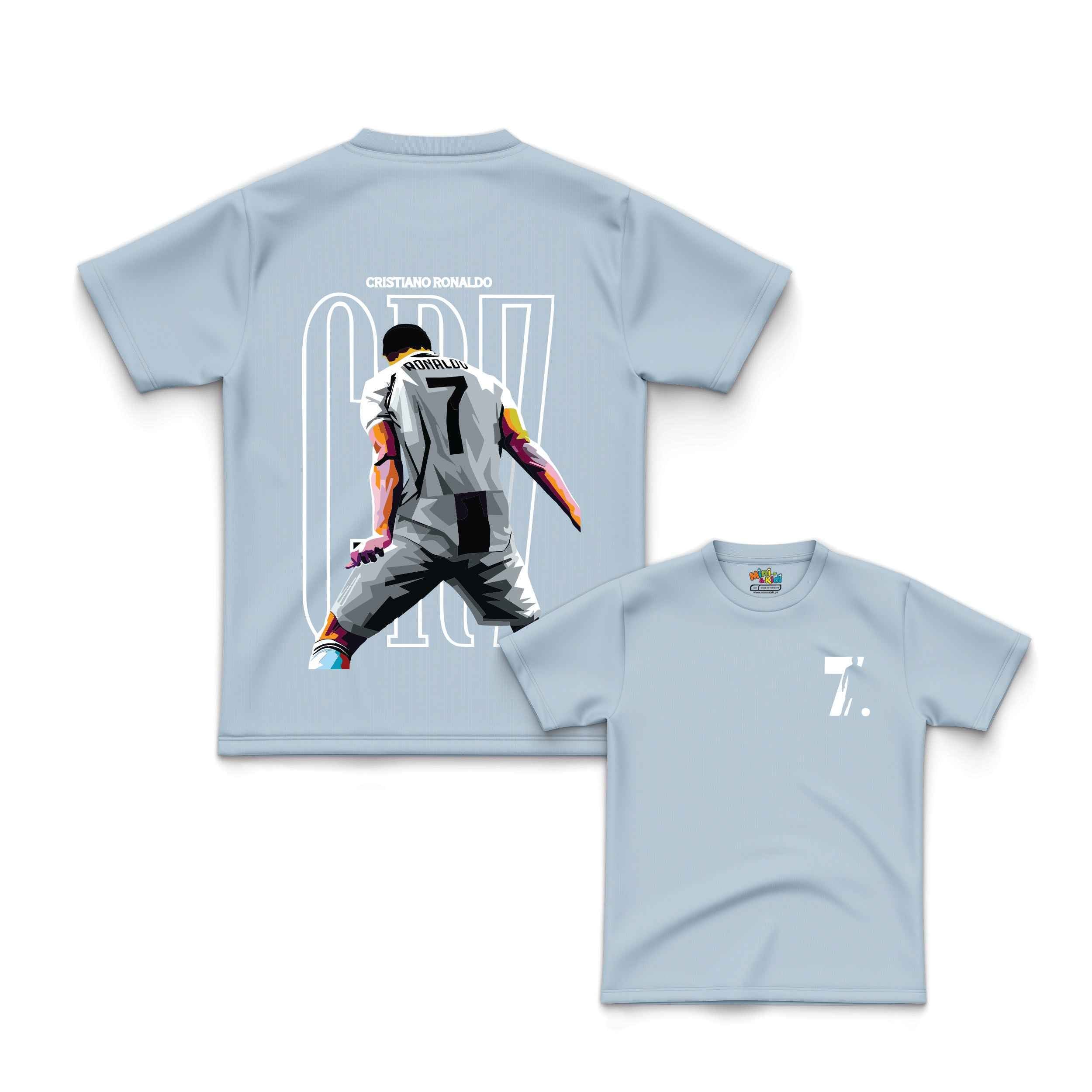 Ronaldo"CR7," Football t-shirt