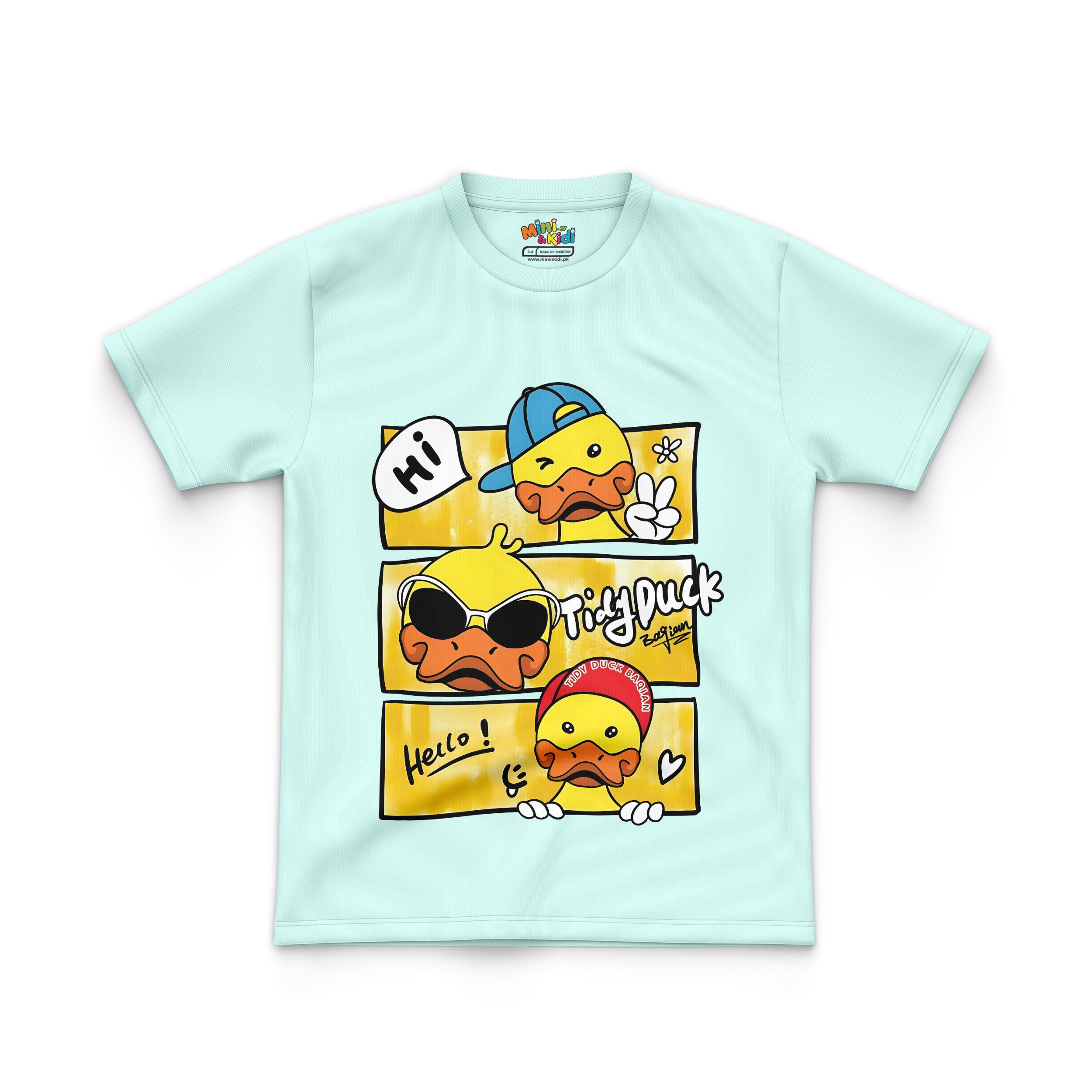 THREE TRENDY DUCKS
