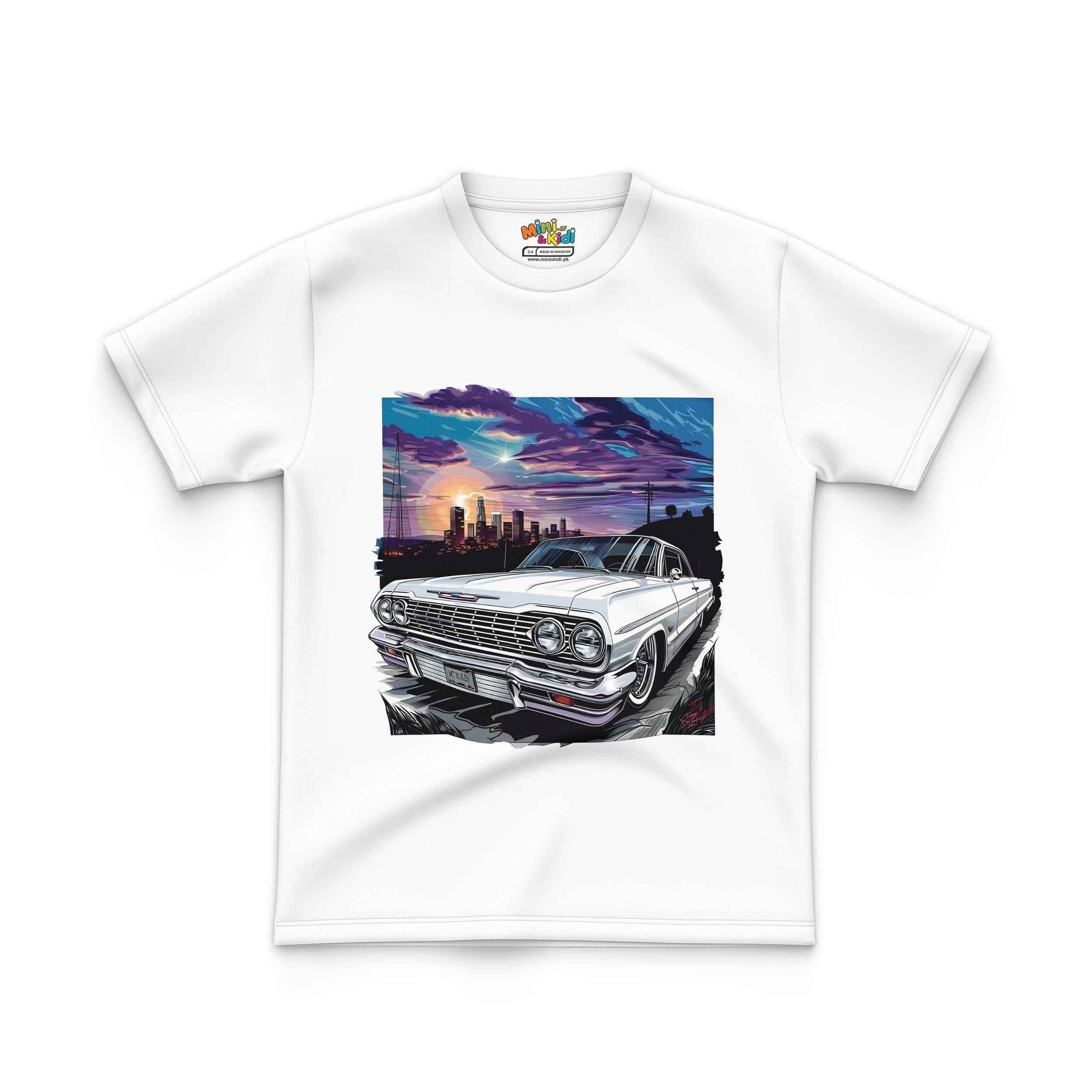 SUNSET ALONG WITH CAR