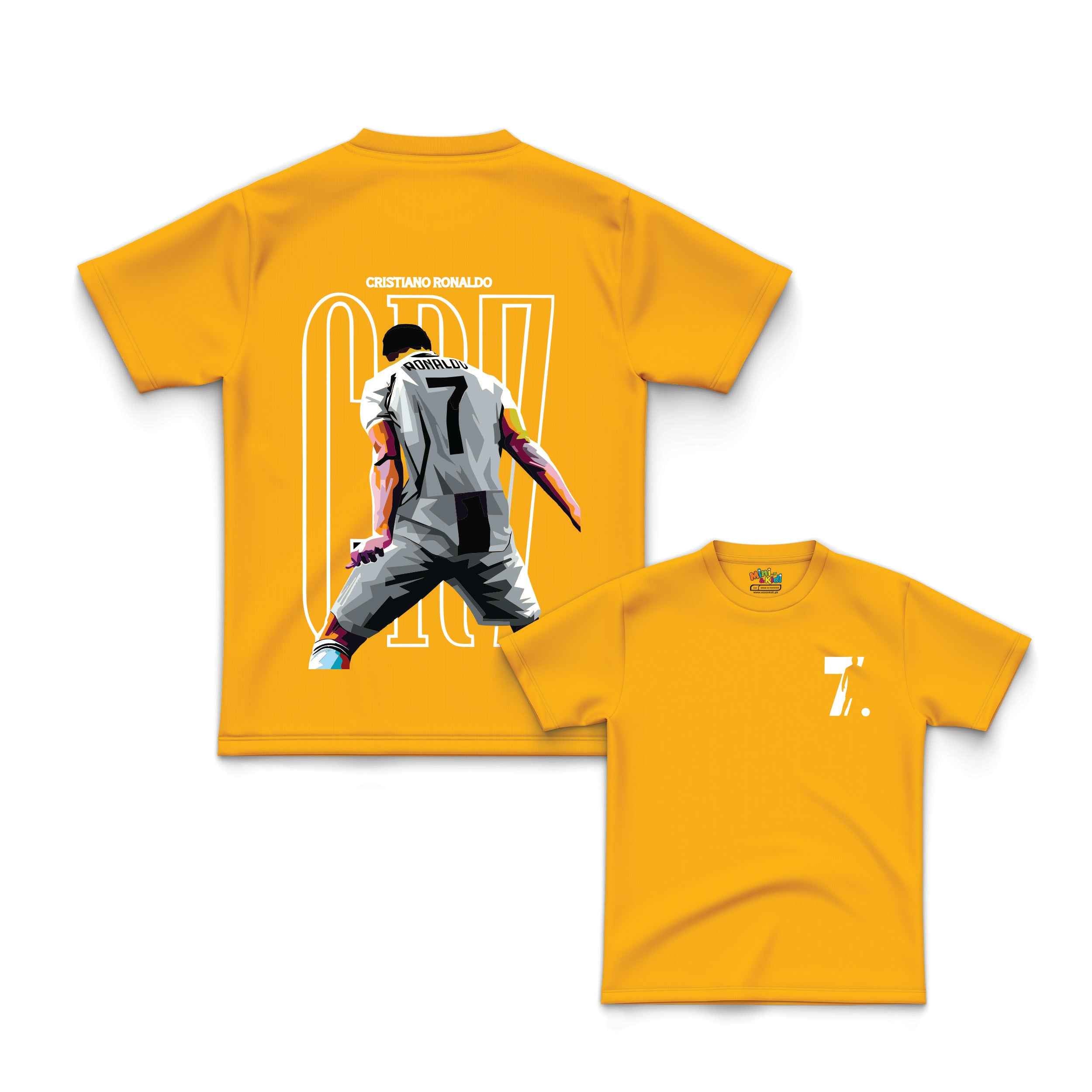 Ronaldo"CR7," Football t-shirt