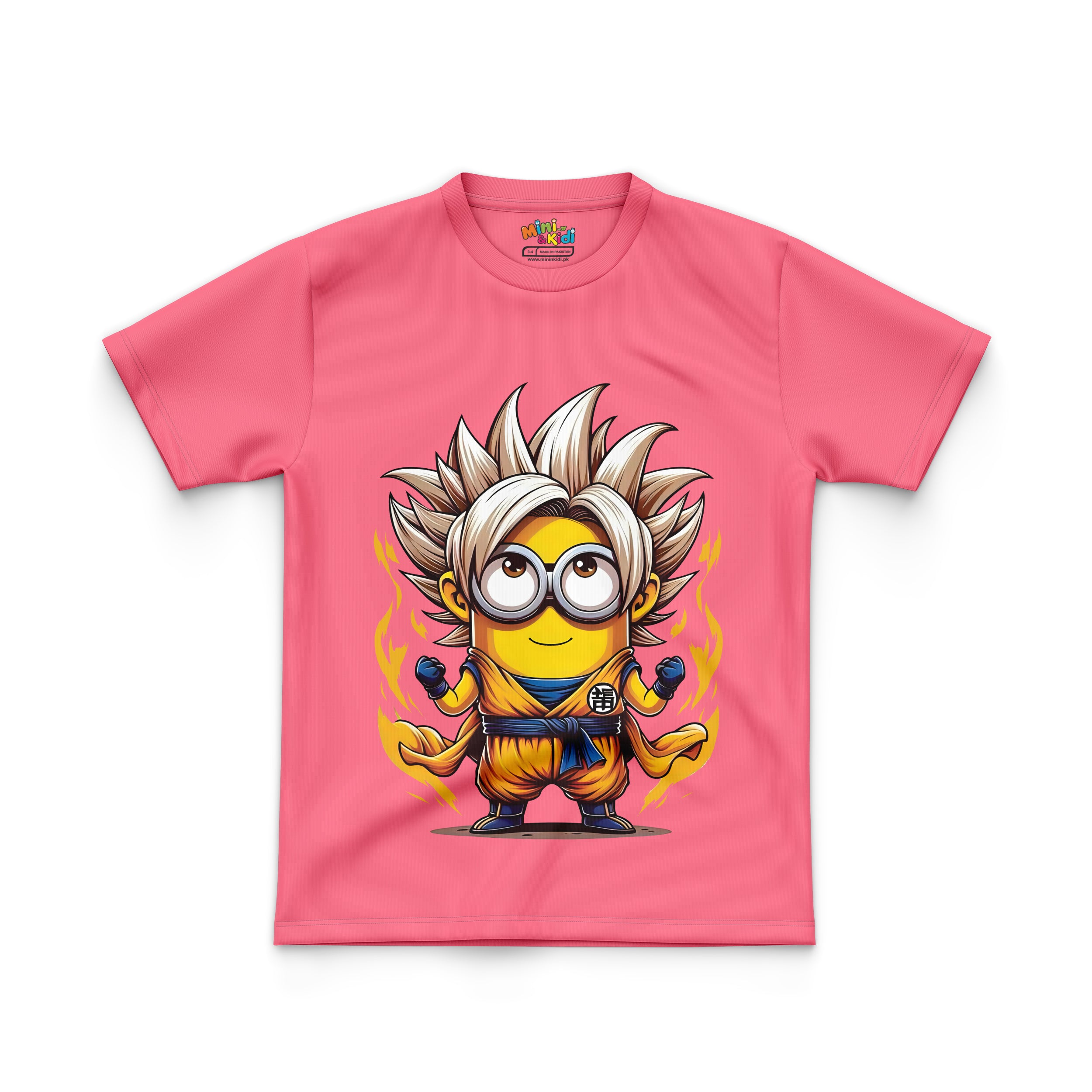 Minion dressed as a Super Saiyan.