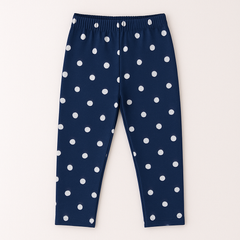 Cotton Basic Trouser - Dotted