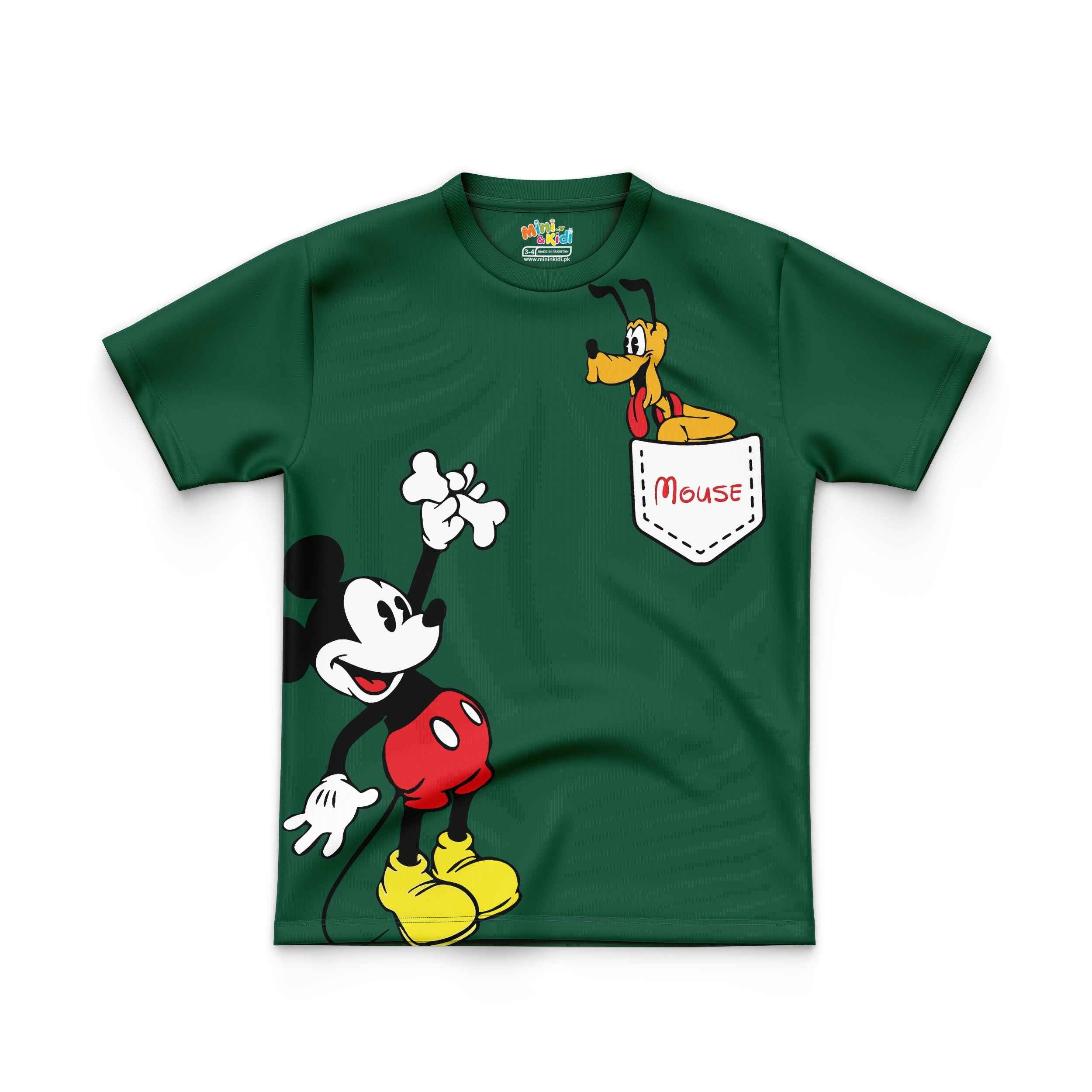 Mickey and Pluto T shirt