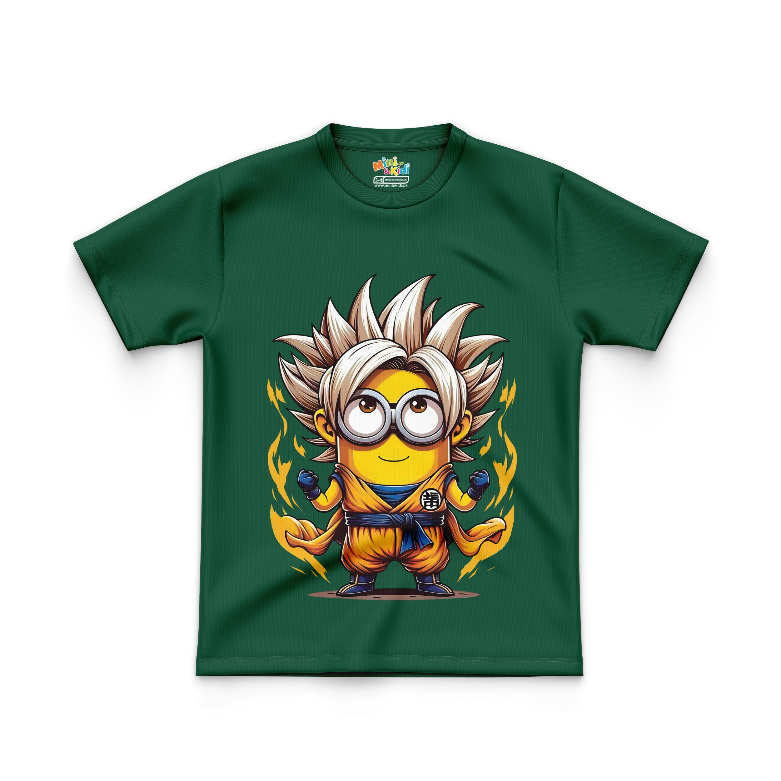 Minion dressed as a Super Saiyan.