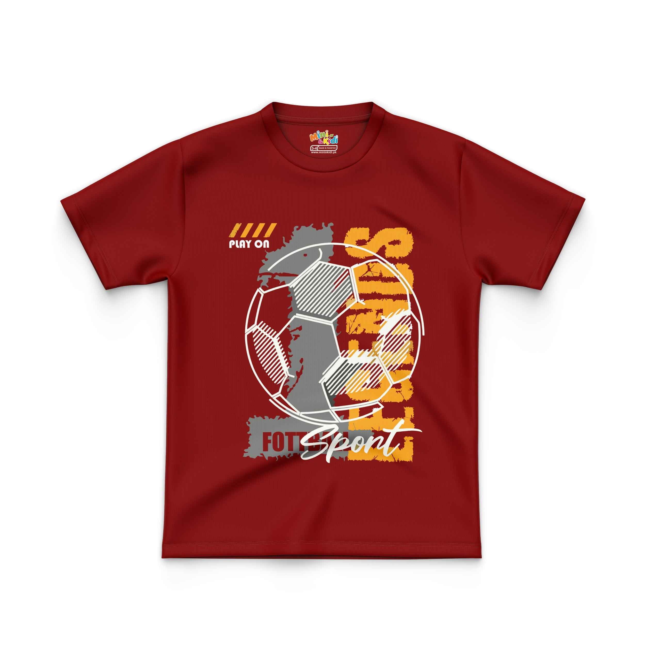 Kids T Shirt Soccer Ball