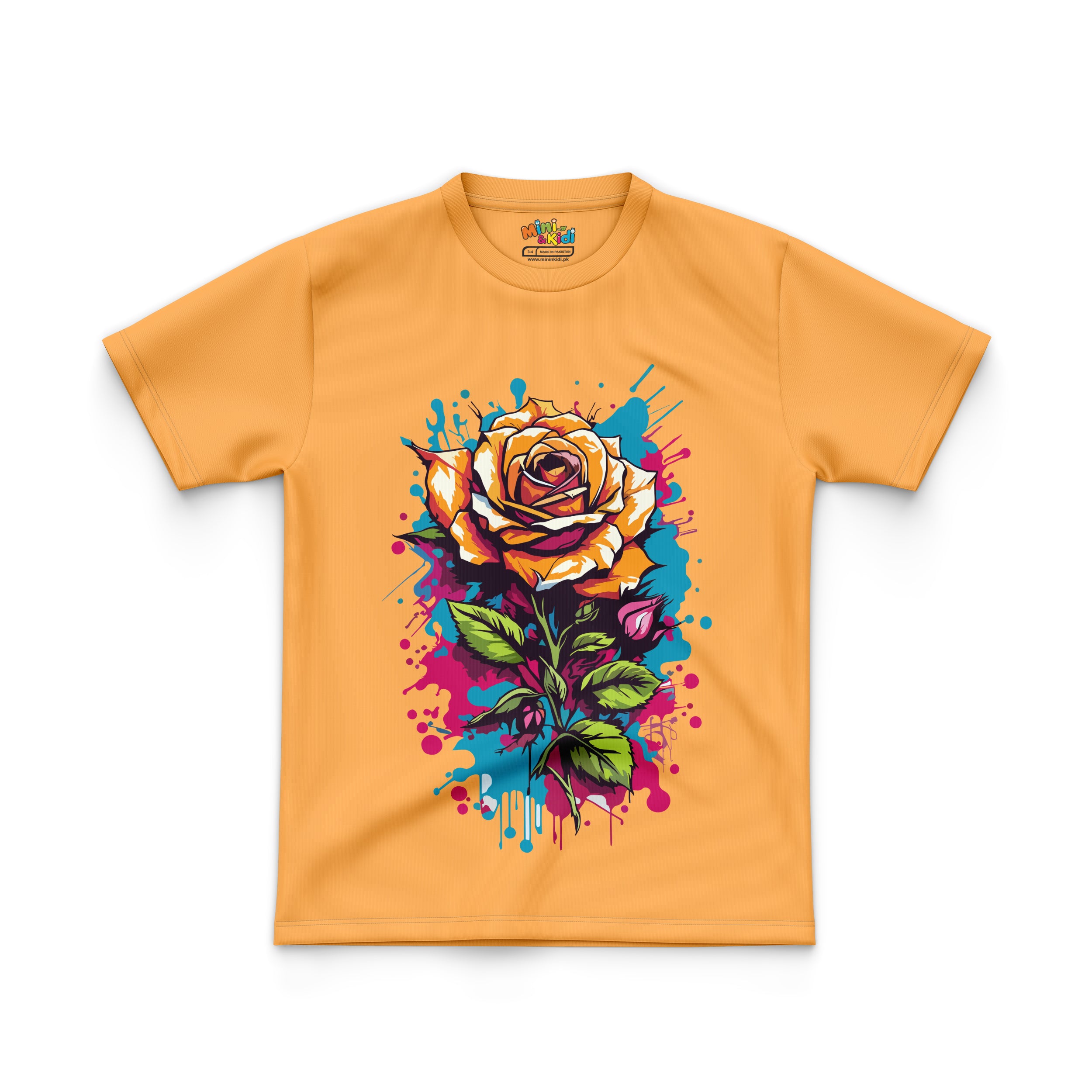 Vibrant Yellow Rose