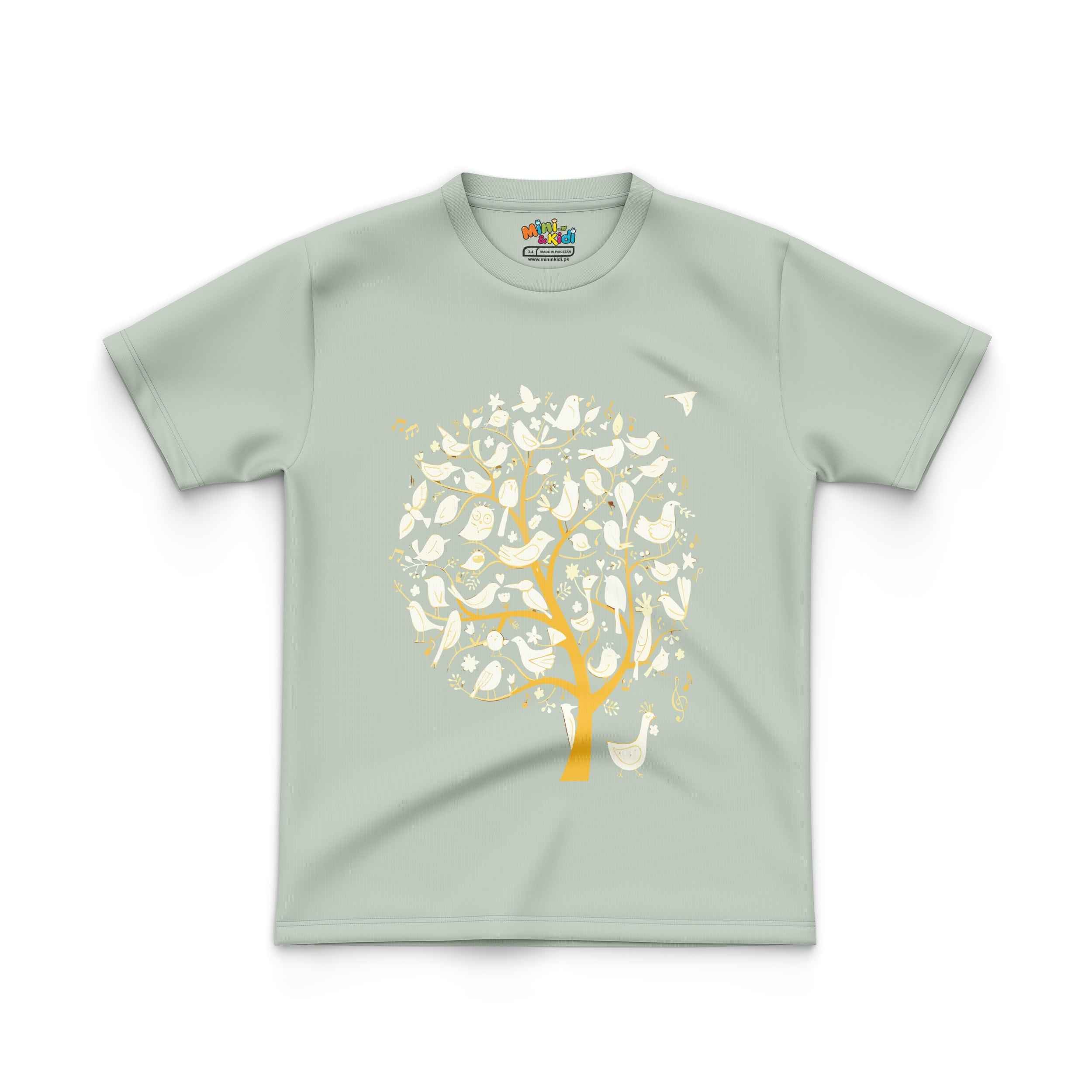 Tree Design Kids T Shirt