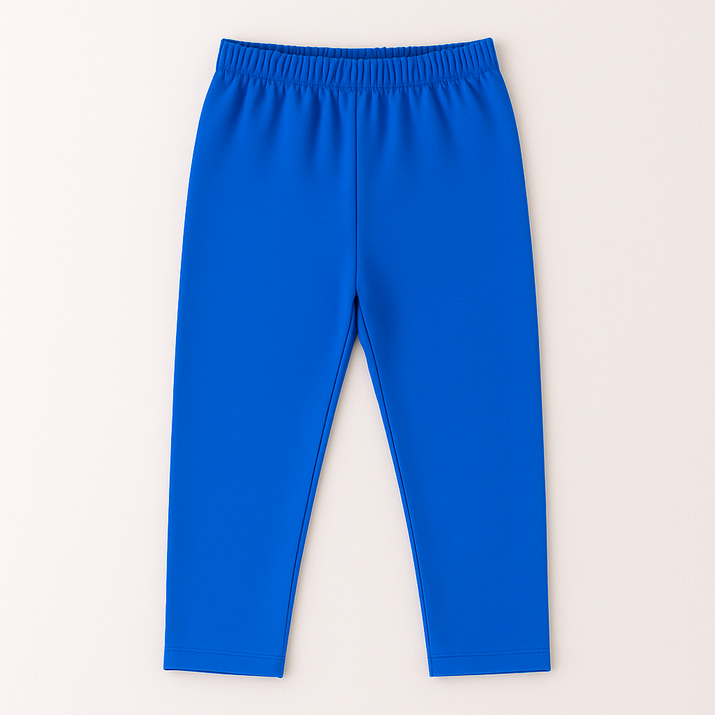 Cotton Basic Trouser - Royal Blue