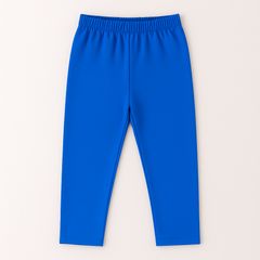 Cotton Basic Trouser - Royal Blue