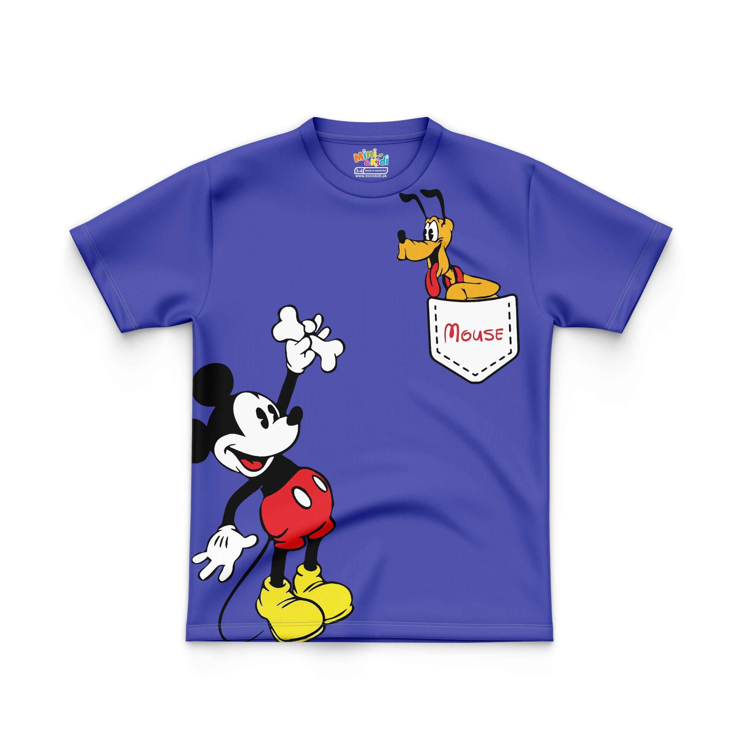 Mickey and Pluto T shirt
