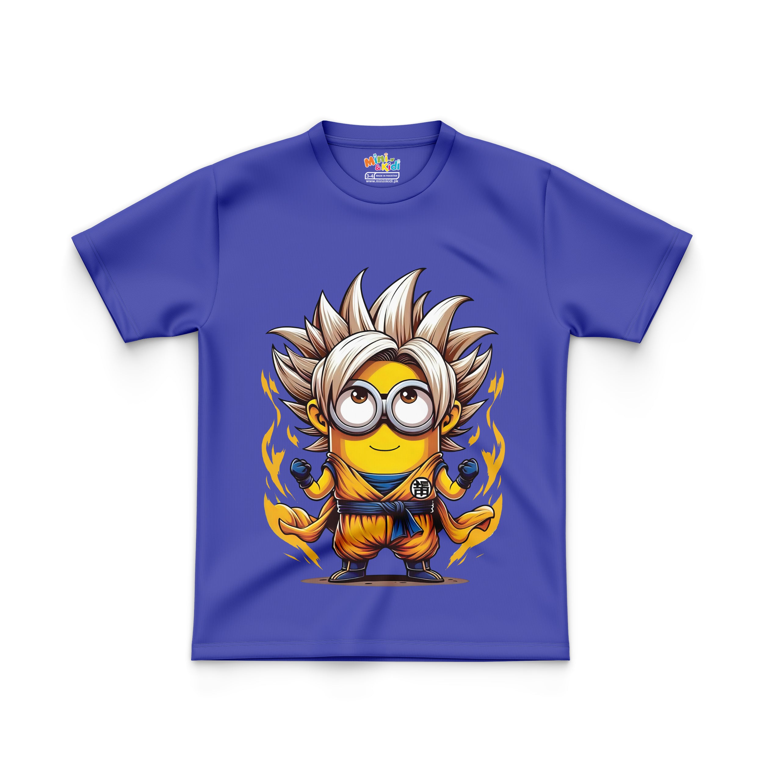 Minion dressed as a Super Saiyan.