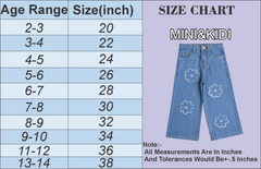 Patchwork Floral Wide Leg Jeans