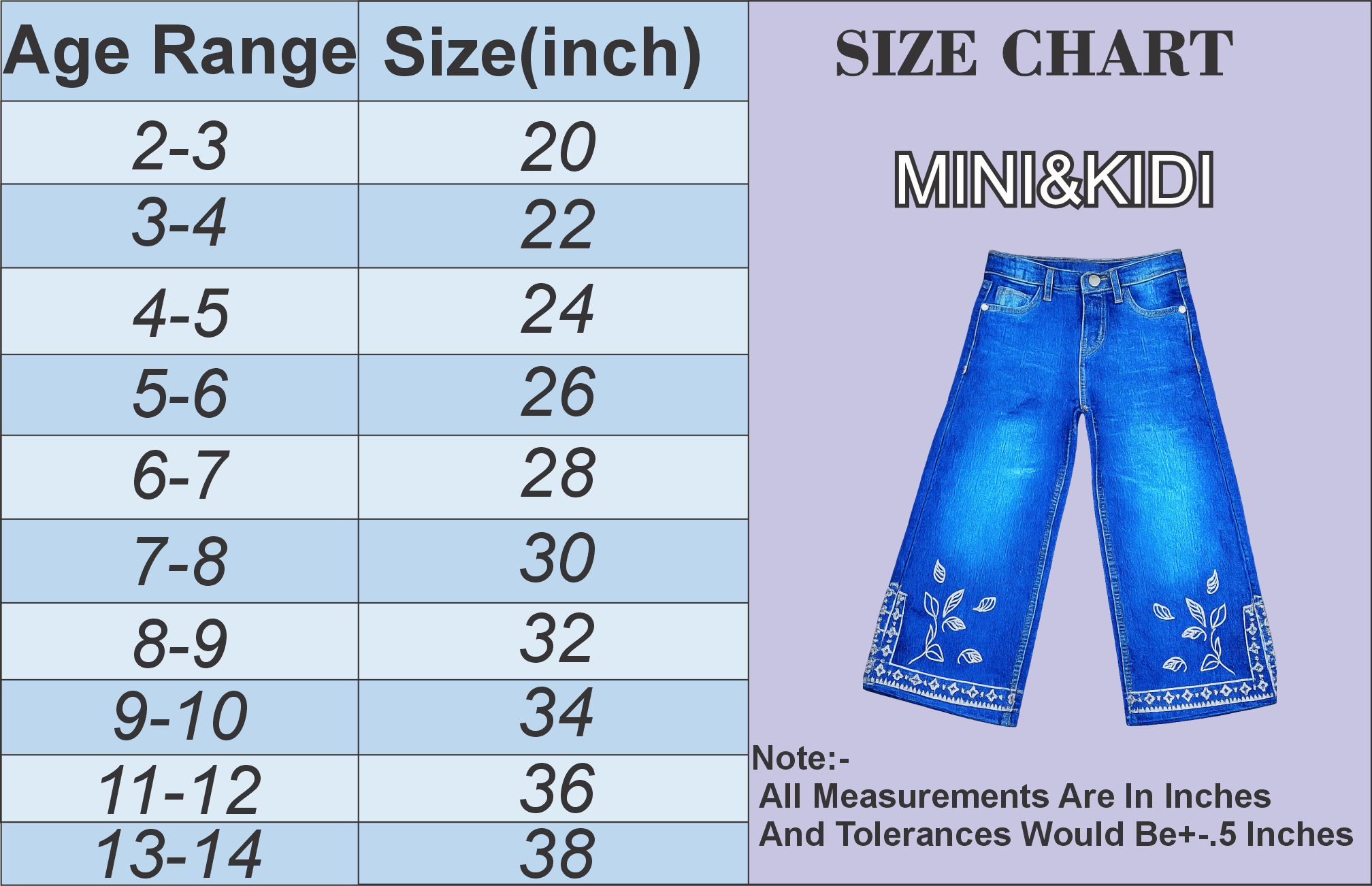 embroidered flared jeans (Copy)