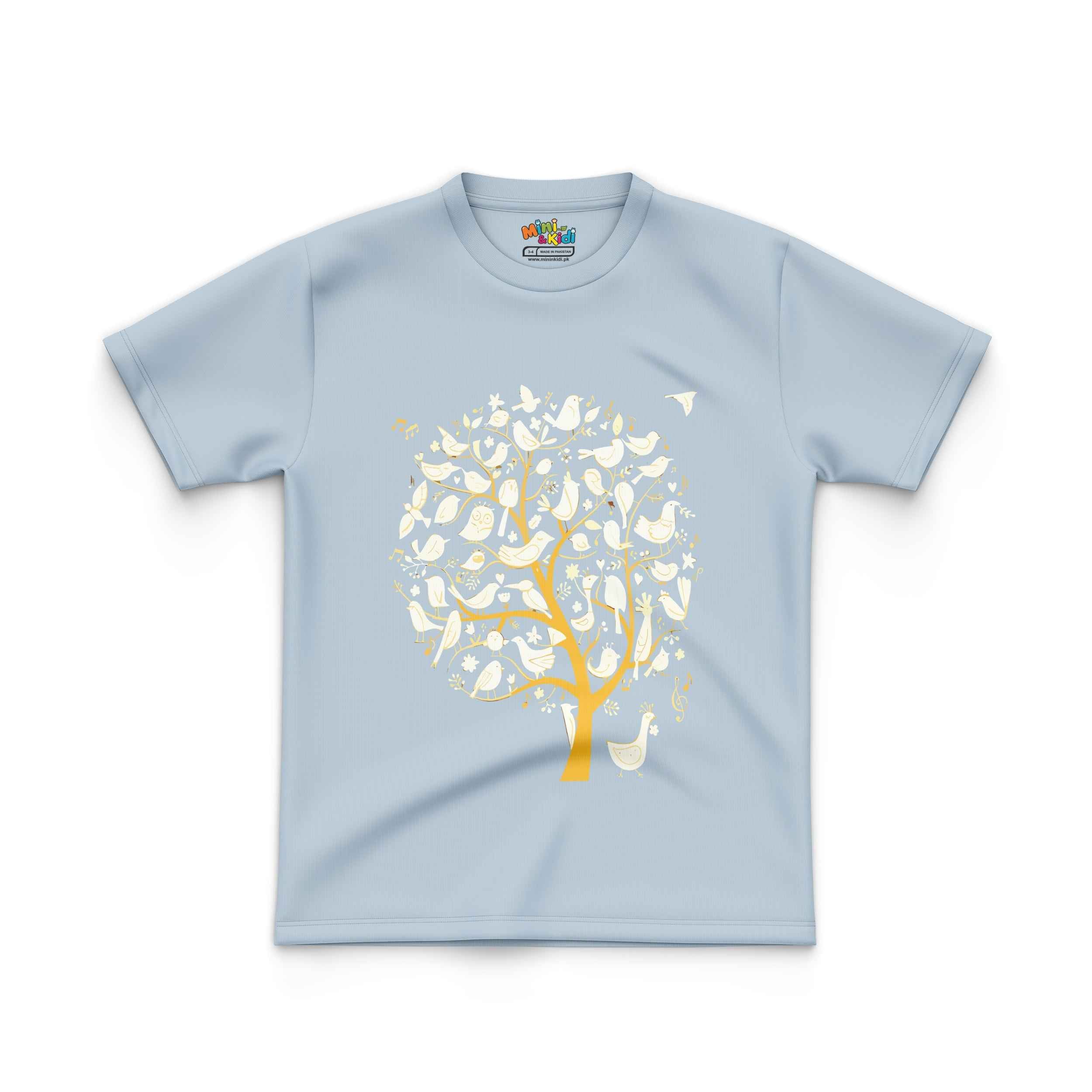 Tree Design Kids T Shirt