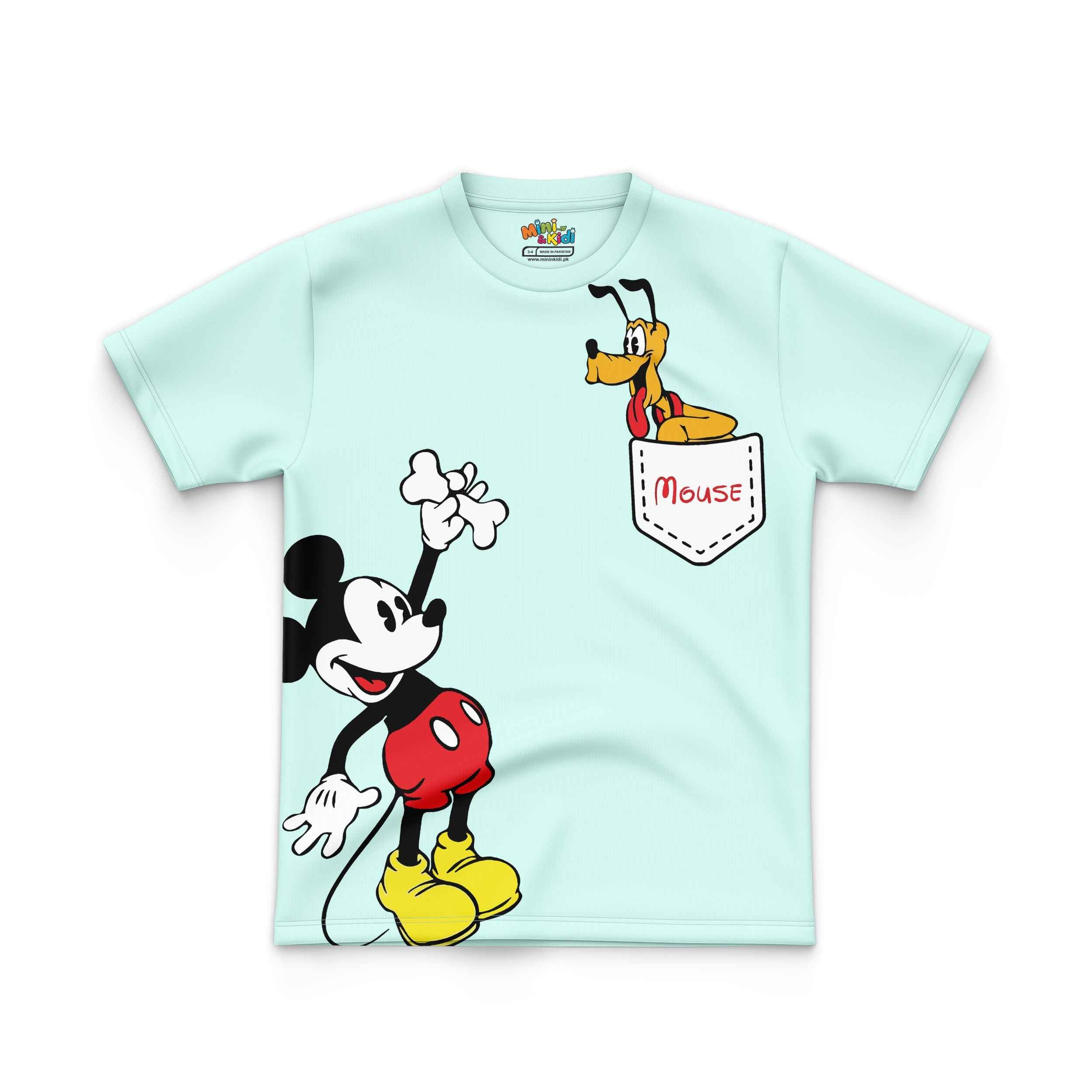 Mickey and Pluto T shirt
