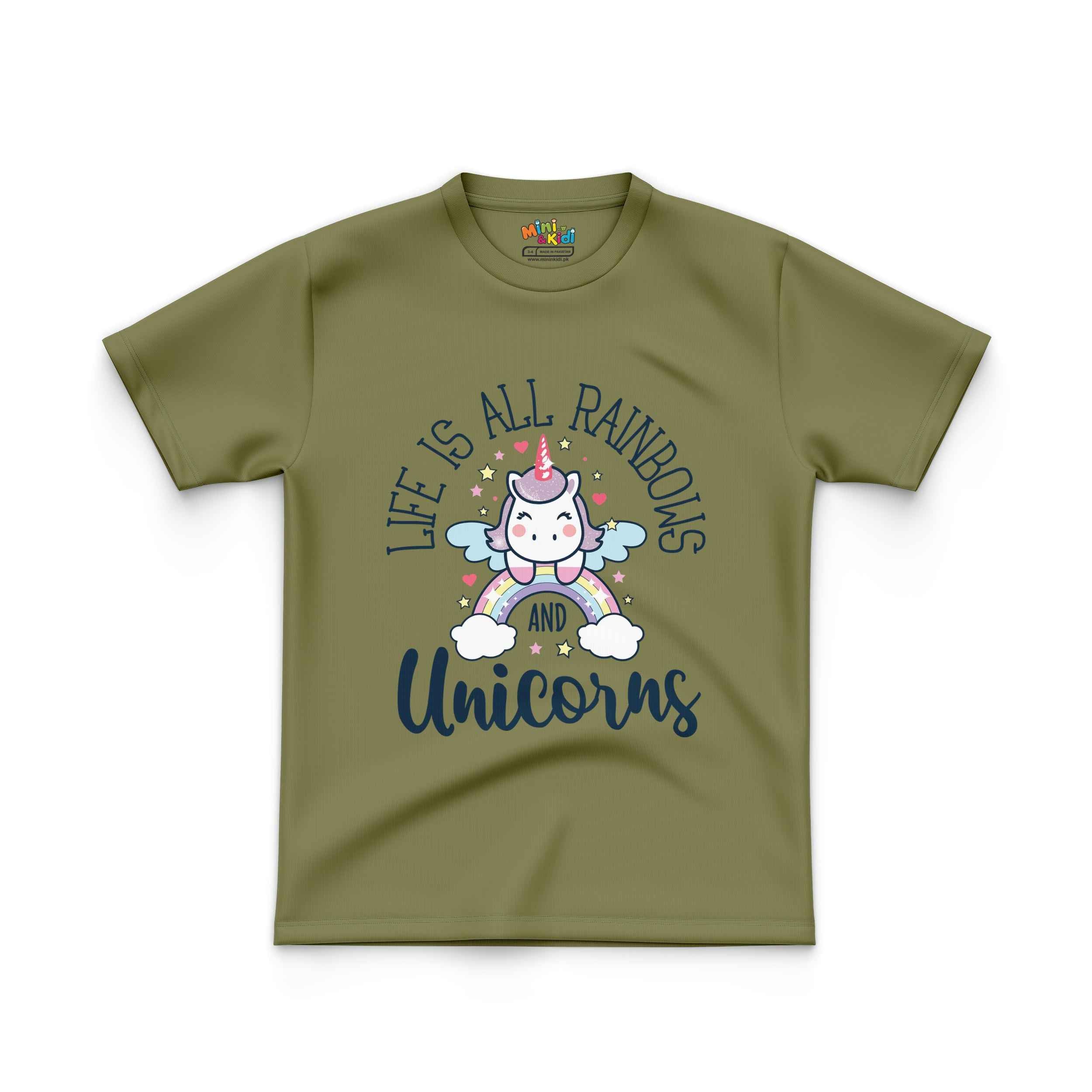 Rainbows & Unicorns Kids' T-Shirt