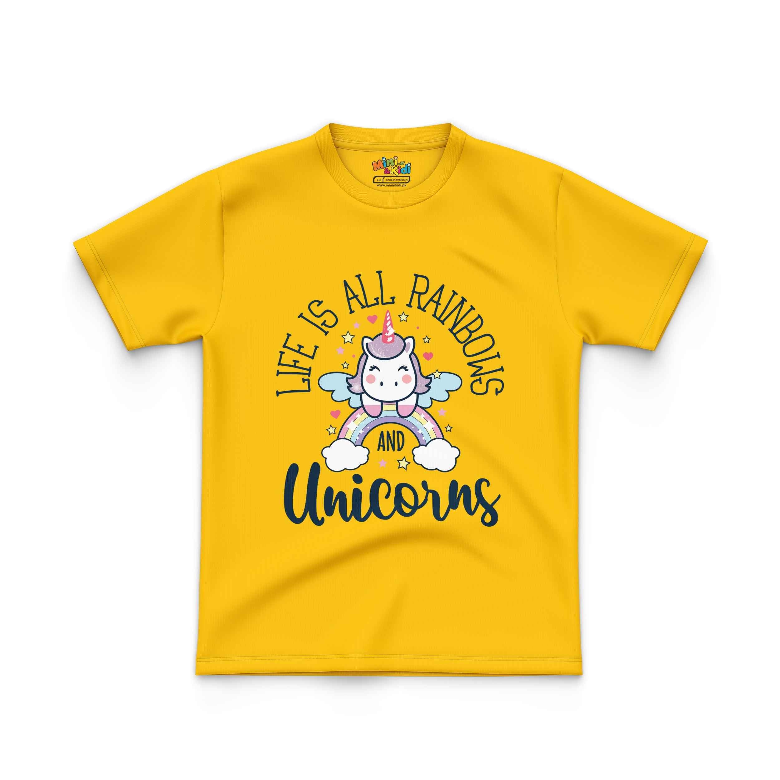 Rainbows & Unicorns Kids' T-Shirt
