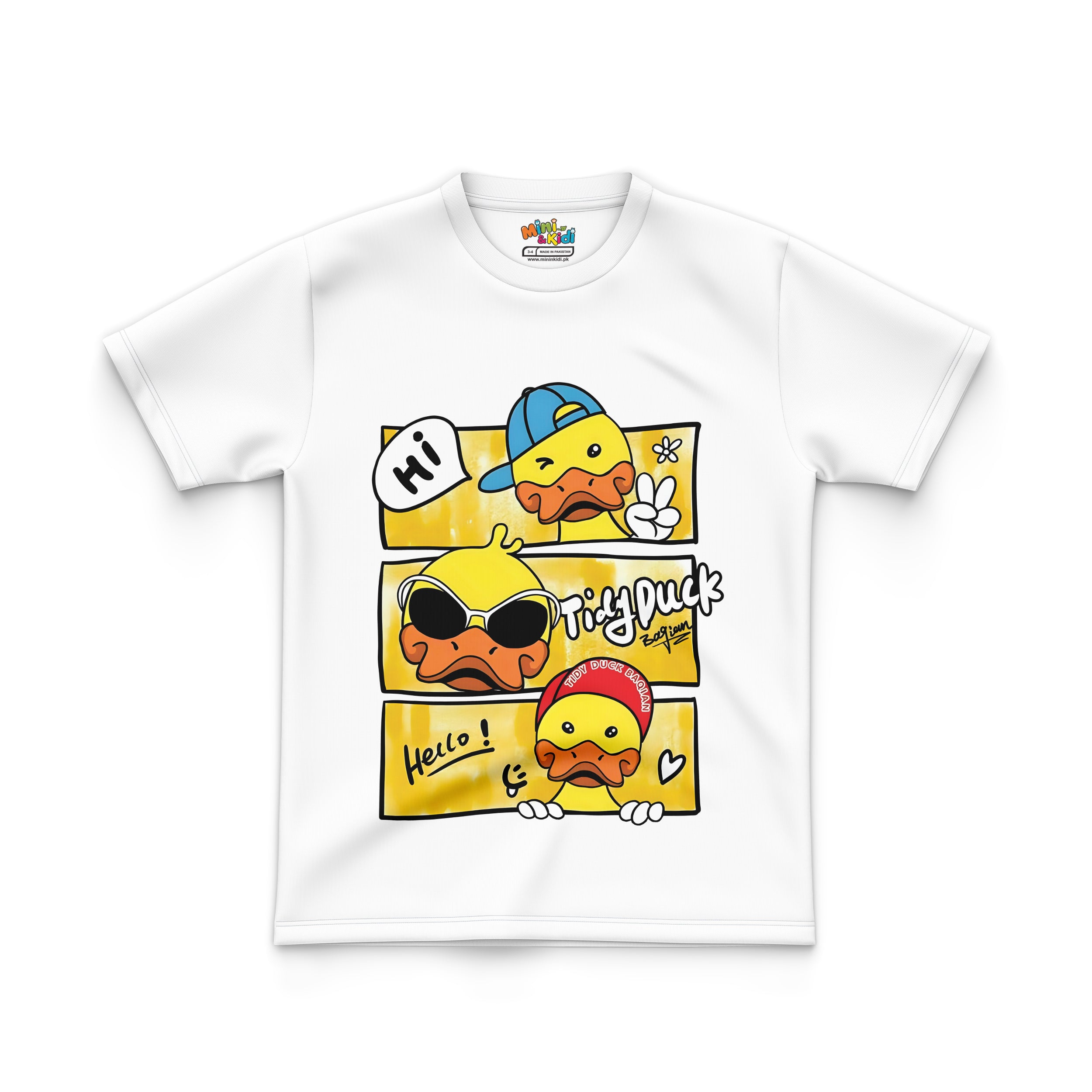 THREE TRENDY DUCKS