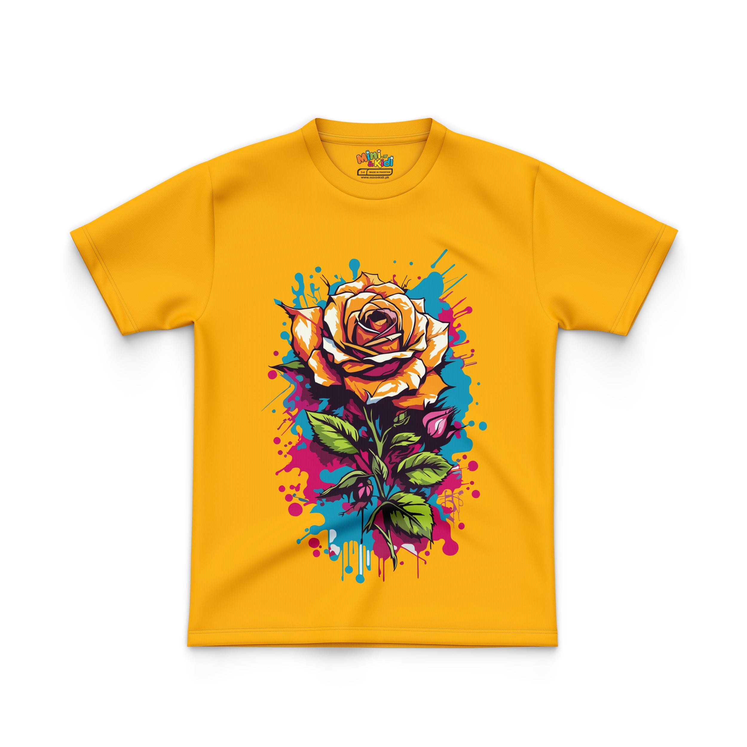 Vibrant Yellow Rose
